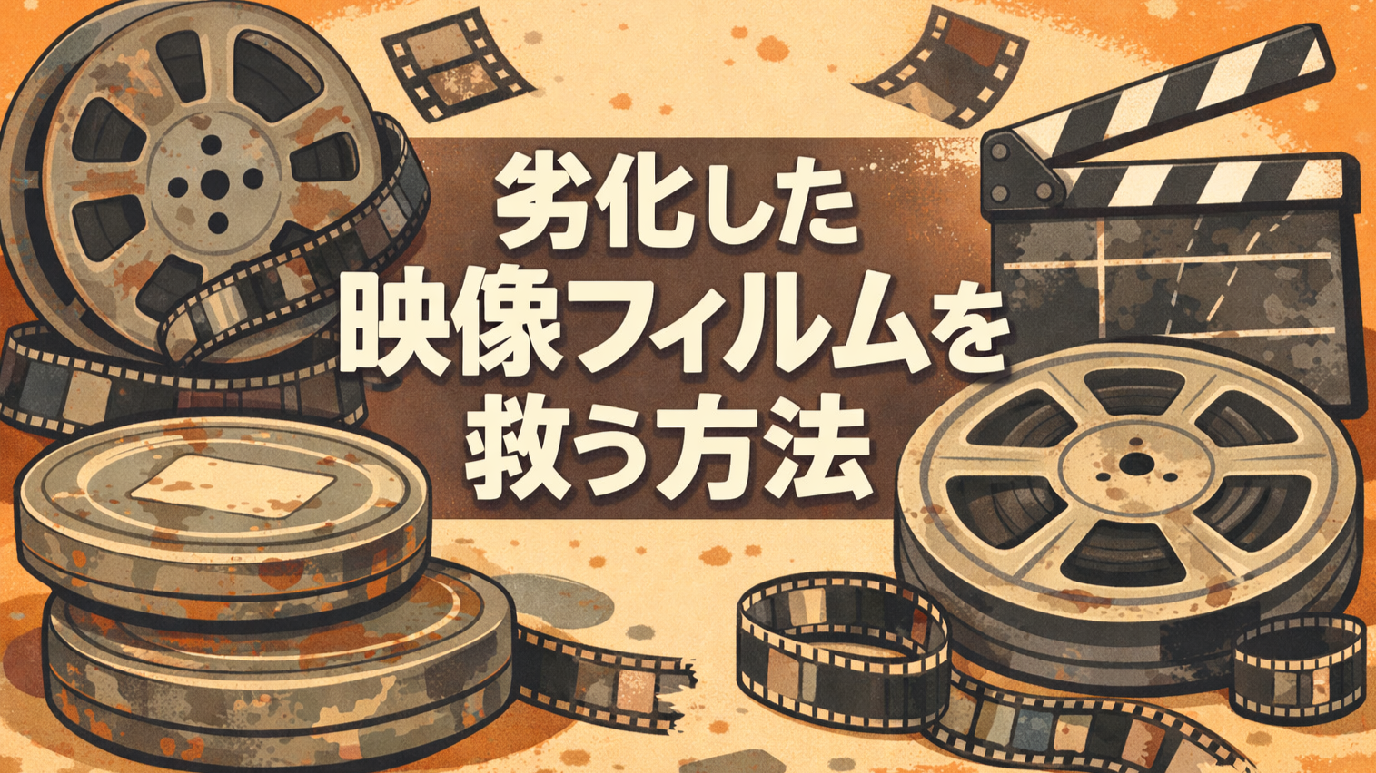 劣化した映像フィルムを救う方法|修復とデジタルアーカイブの基礎知識